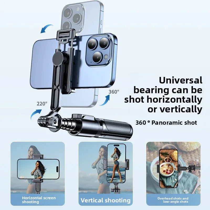 Selfie Stick for Mobile Selfie Tripod Stick Insta360 Smartphone Tripod Foldable Selfie Stick Tripod for Phone Holder Bluetooth
