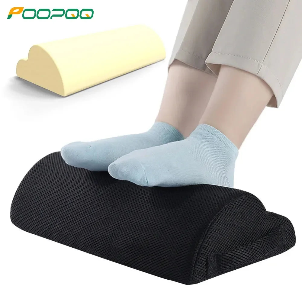 Comfort Foot Rest under Desk All-Day Pain Relief & Leg Support Stool under Desk Foot Rest Ergonomic for Home Office Work, Gaming