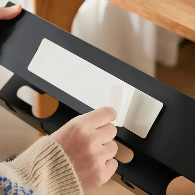 Under Desk Cable Management Cable Tray under Desk with Clamp Power Strip Cord Holder No Drilling Sturdy Spacious Supplies