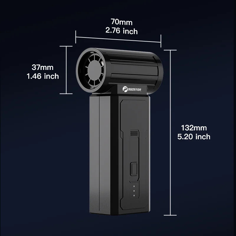 Booster Jetfan W01 Power Air Blower Portable Cordless Computer Keyboard Cleaner 100000RPM Brushless Strong Turbo Fan Air Duster