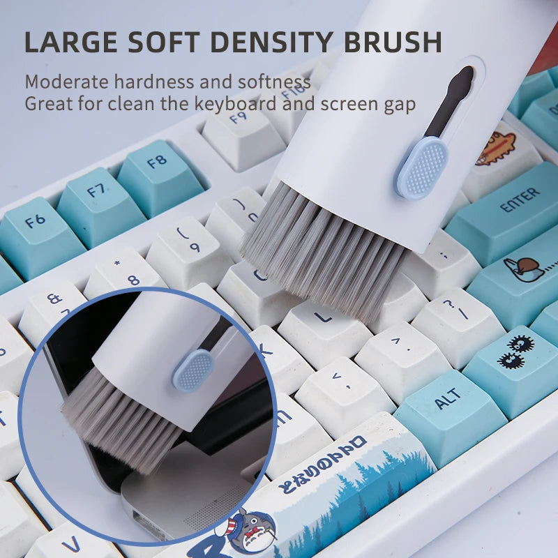 7-in-1 Keyboard & Earphone Cleaning Kit — Brush, Keycap Puller & Cleaning Pen
