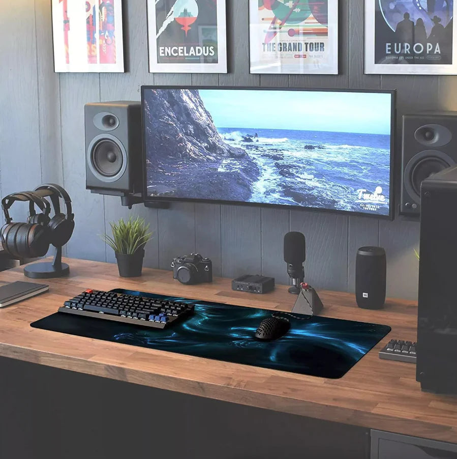 Extended Gaming Mouse Pad — Printed Large Desk Mat (800×300mm)