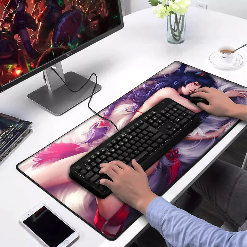 Extended Gaming Mouse Pad — Printed Large Desk Mat (800×300mm)